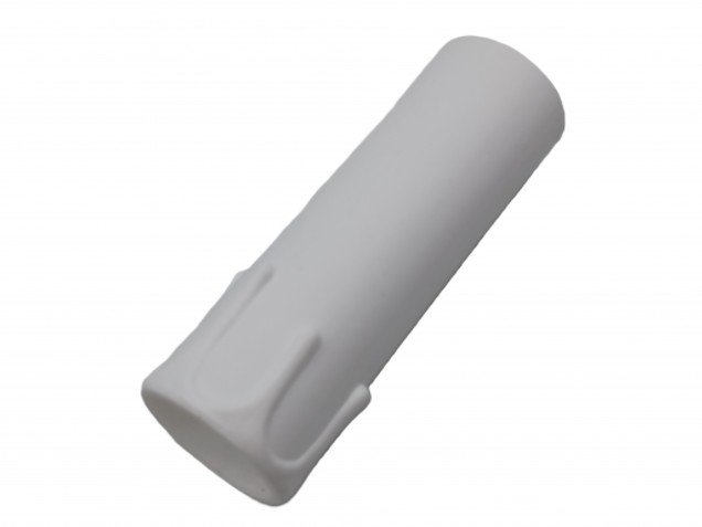 Candle Tube white drip plastic 85mm X 24mm