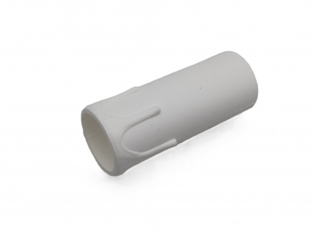 Chandelier Candle Tube Plastic White Drip 65mm x 24mm