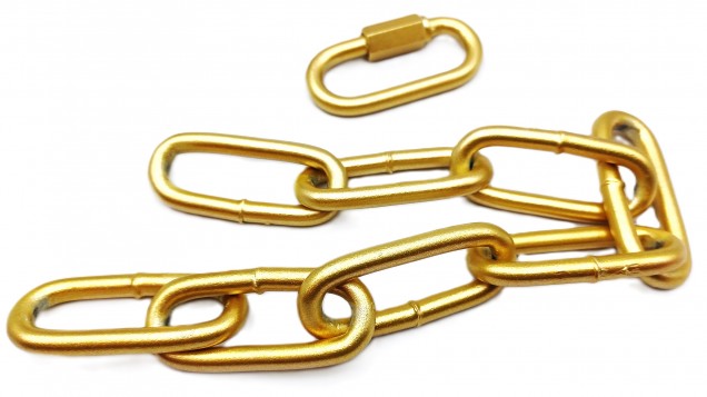 Chandelier Hook Heavy Duty Gold Cast Iron Ceiling Hook and Chain