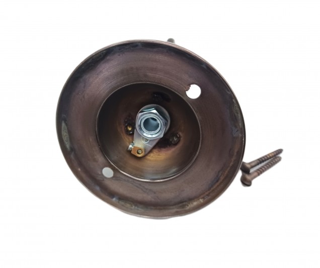 3 Hook Ceiling Pendant Set Antique Brass Complete With Chain Cable And Lamp Holder 