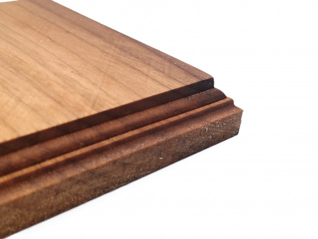 American black walnut square wooden ceiling pattress