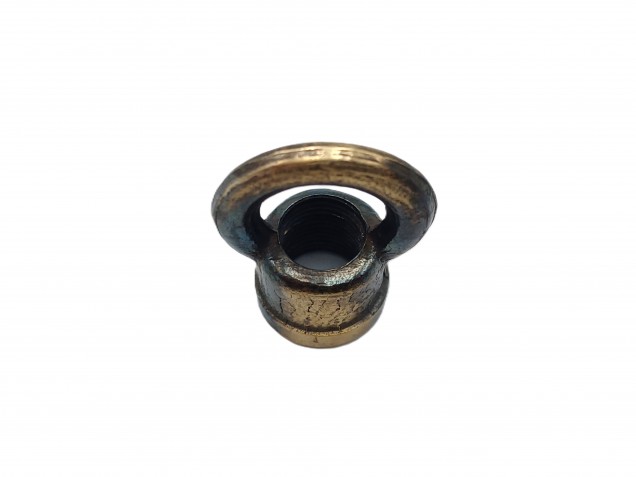 Chandelier Ceiling  Hook Closed Loop In Brushed Antique 10mm thread 22mm dia