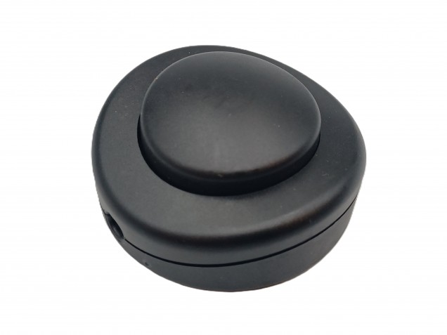 inline floor lamp switch 2 or 3 core in BLACK