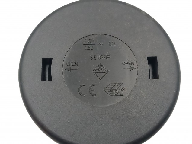 inline floor lamp switch 2 or 3 core in BLACK