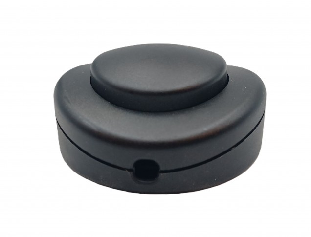 inline floor lamp switch 2 or 3 core in BLACK