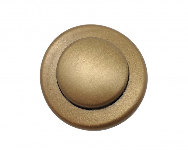 Inline floor or table lamp switch in gold 2 or 3 core