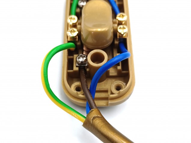 Inline smooth rocker lamp switch-light switch 2 or 3 core