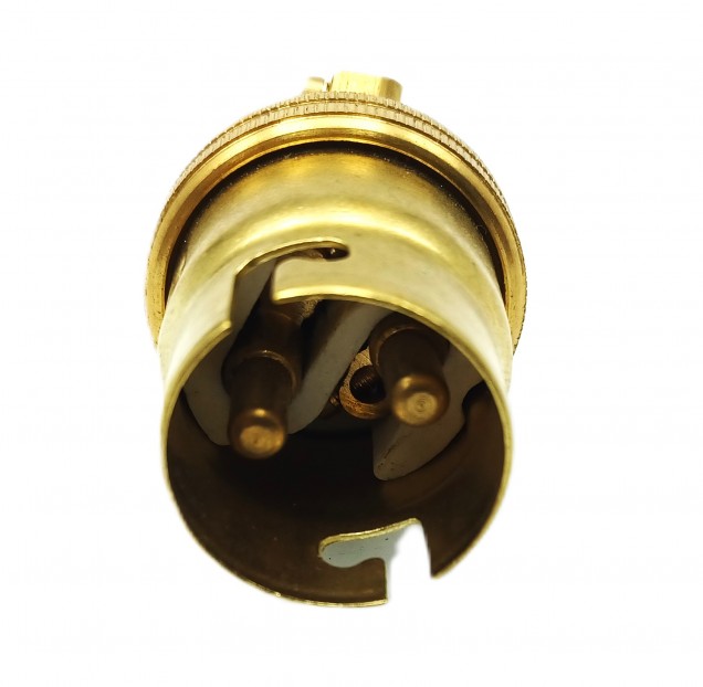 3 Hook Ceiling Pendant Set Brass Complete With Chain Cable And Lamp Holder