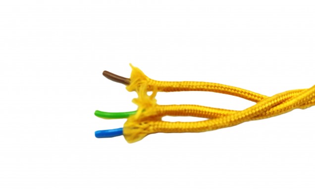 Brass Metal Ceiling Rose Light Pendant Set With B22 100mm Rose 