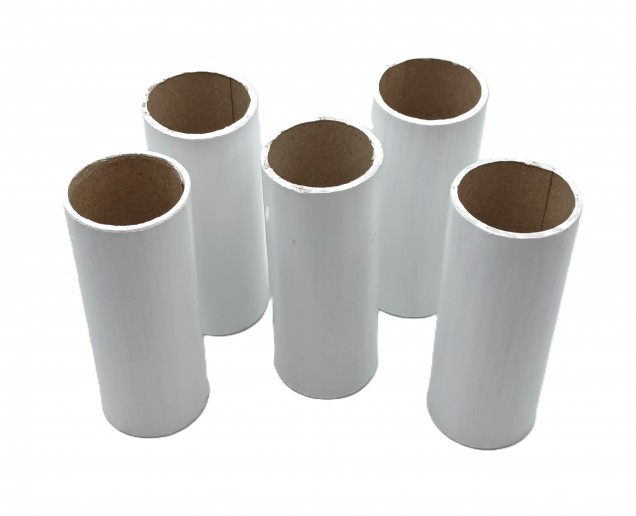 Chandelier Candle Tube White Tube Card 68mm x 24mm