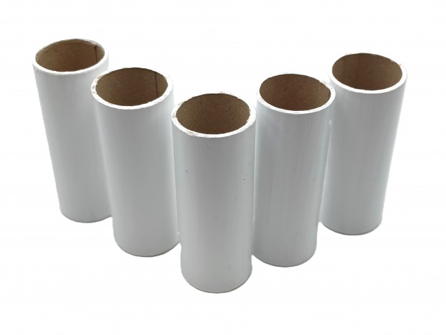 Chandelier Candle Tube White Tube Card 68mm x 24mm