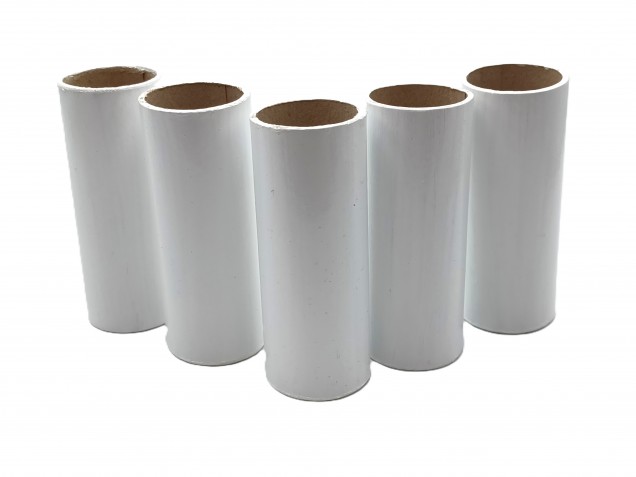 chandelier candle covers White Card 65mm x 24mm