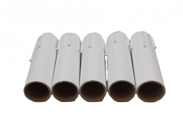 Candle Tubes  White Drip Card 100mm x 24mm