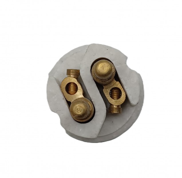 Angle batten lamp holder BC B22 3 part earthed 4 finishes