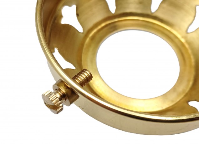 Brass Lampshade Holder 2 1~4 Inch - 28mm Centre Hole