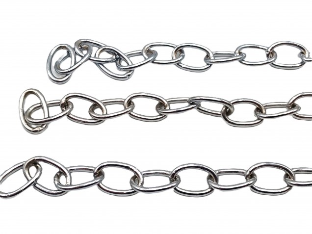 3 Hook Ceiling Pendant Set in chrome Complete With Chain Cable And Lamp Holder