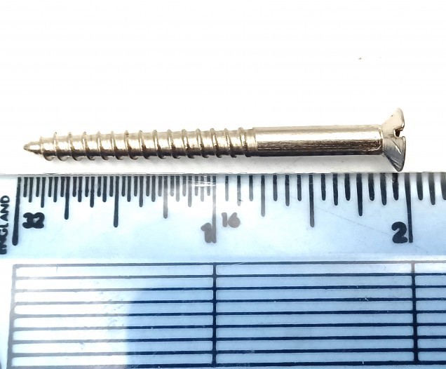 2 inch screws with dome caps in dark bronze 13mm head 