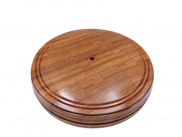 Large Hardwood Ceiling Pattress varnished 