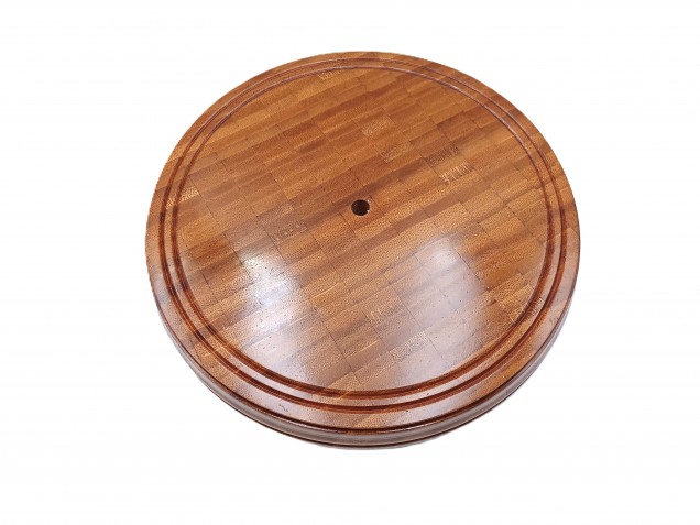 Large Hardwood Ceiling Pattress varnished 