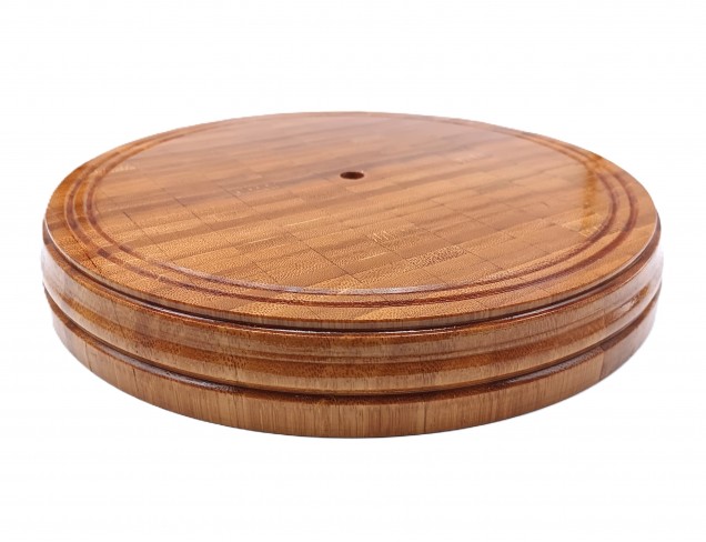 Large Hardwood Ceiling Pattress varnished 