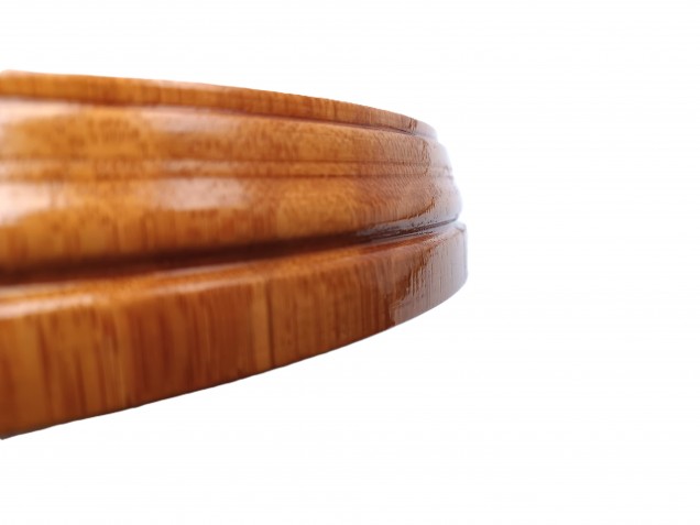 Large Hardwood Ceiling Pattress varnished 