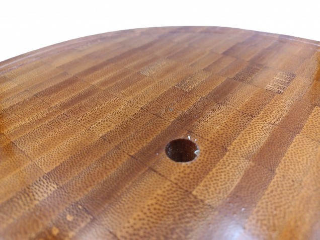 Large Hardwood Ceiling Pattress varnished 