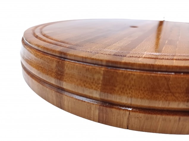 Large Hardwood Ceiling Pattress varnished 