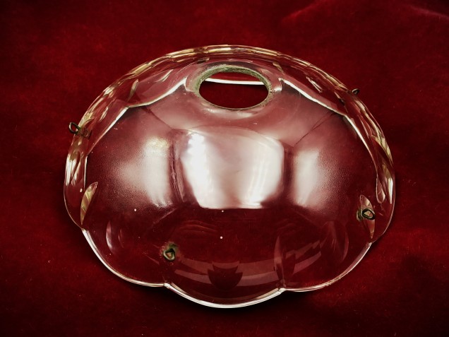 Vintage chandelier glass chandelier pan 105mm width 