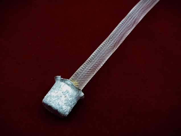 Murano Chandelier Flower clear and gold