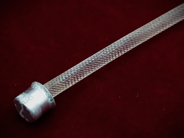 Venetian Chandelier Flower clear and gold 