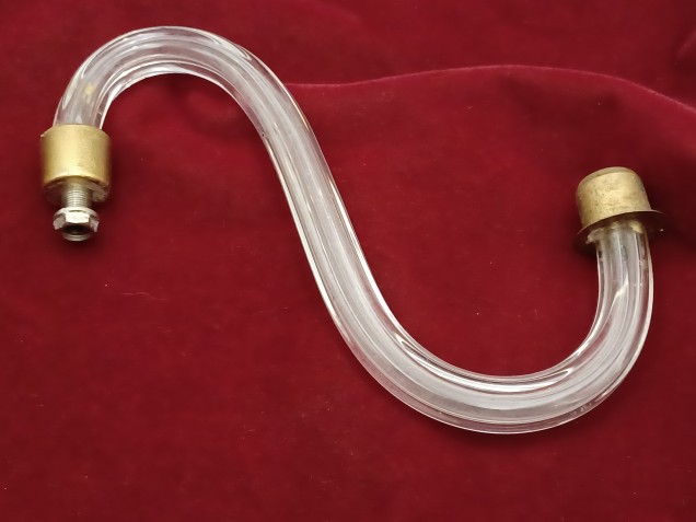 Bohemian Chandelier Arm Fluted and ribbed