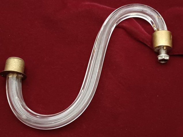 Bohemian Chandelier Arm Fluted and ribbed