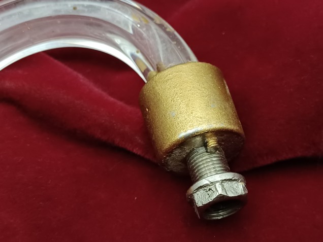 Bohemian Chandelier Arm Fluted and ribbed