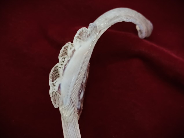 Murano chandelier blue and Clear glass Leaf  