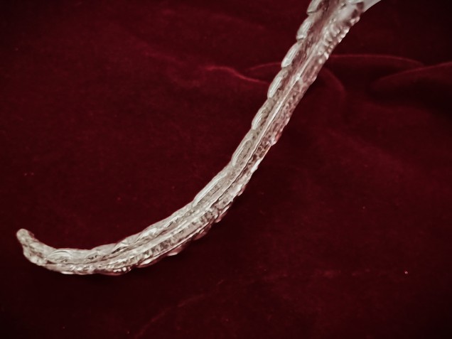 Venetian chandelier large Clear glass Leaf  