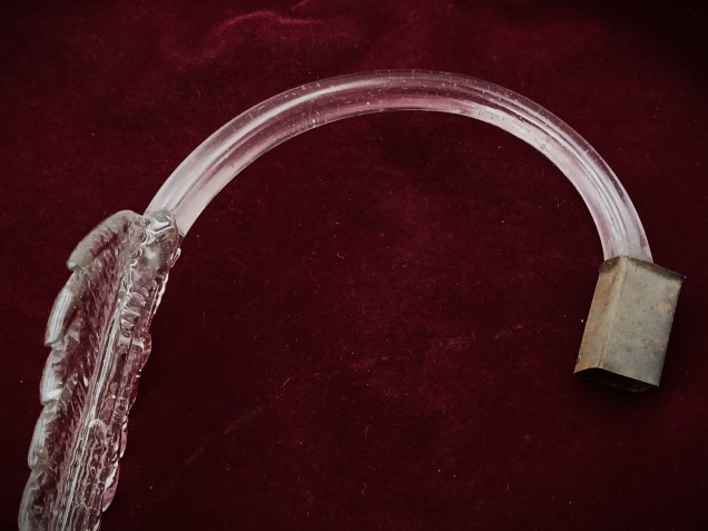 Venetian chandelier large Clear glass Leaf  