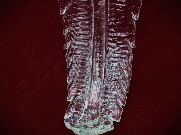 Venetian chandelier large Clear glass Leaf  