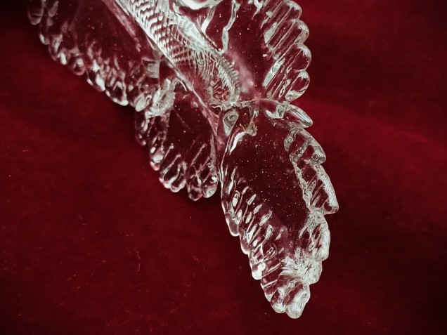 Venetian large Clear glass Chandelier Leaf 