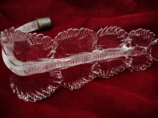 Venetian large Clear glass Chandelier Leaf 