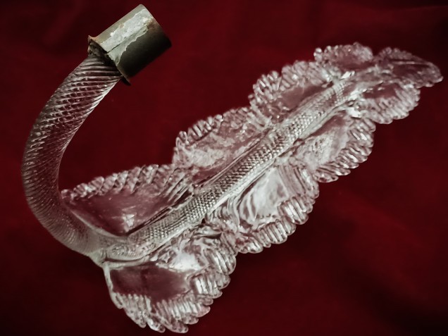 Venetian large Clear glass Chandelier Leaf 