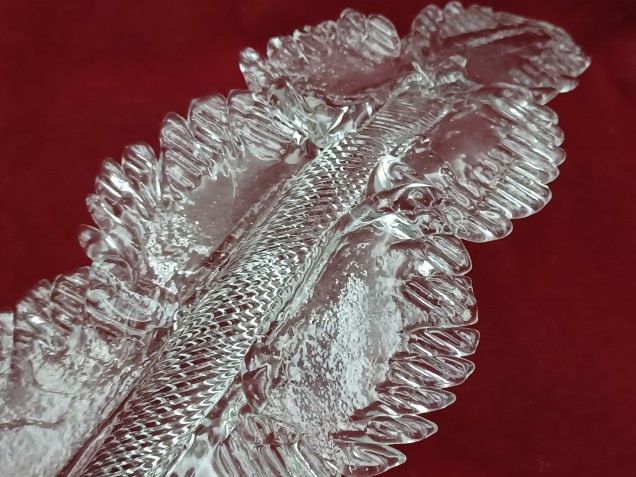 Venetian large Clear glass Chandelier Leaf 