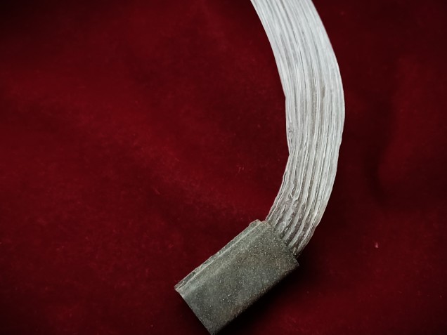 Venetian Murano Clear glass Chandelier Leaf