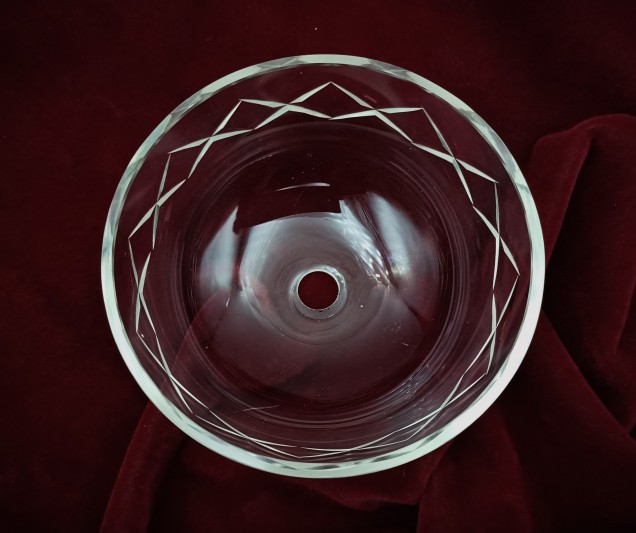 Vintage Bohemian chandelier bottom bowl