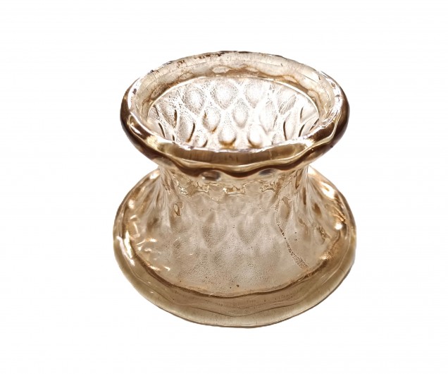 Venetian Chandelier glass stem spacer gold 80mm width SOLD