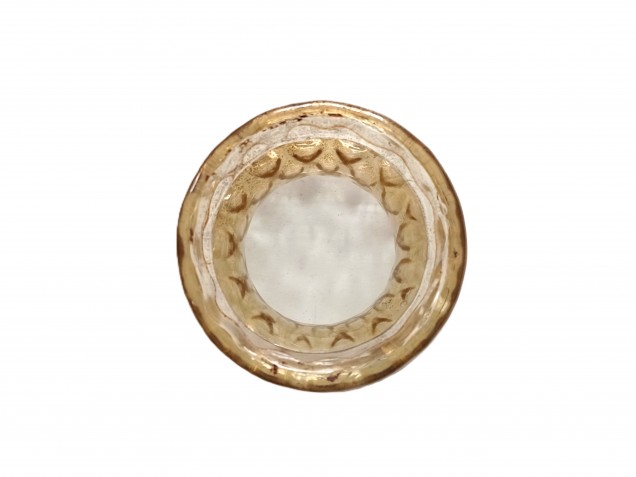 Venetian Chandelier glass stem spacer gold 80mm width SOLD