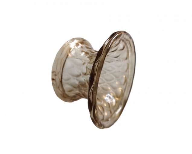 Venetian Chandelier glass stem spacer gold 80mm width SOLD