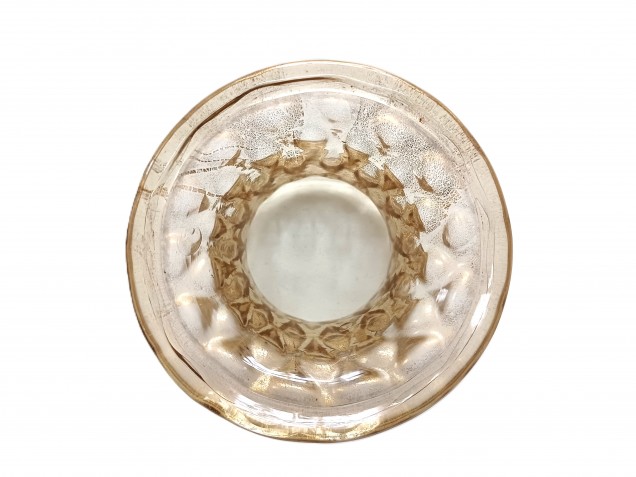 Venetian Chandelier glass stem spacer gold 80mm width SOLD