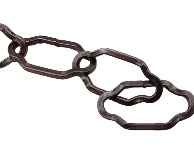 Chandelier Chain Gothic Link Antique Plated Finish