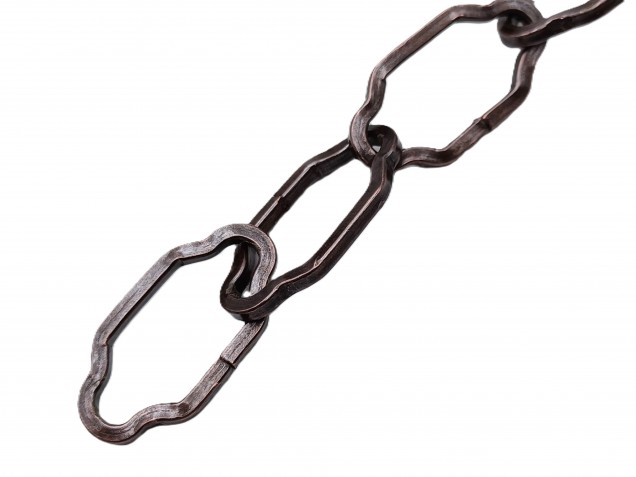 Chandelier Chain Gothic Link Antique Plated Finish