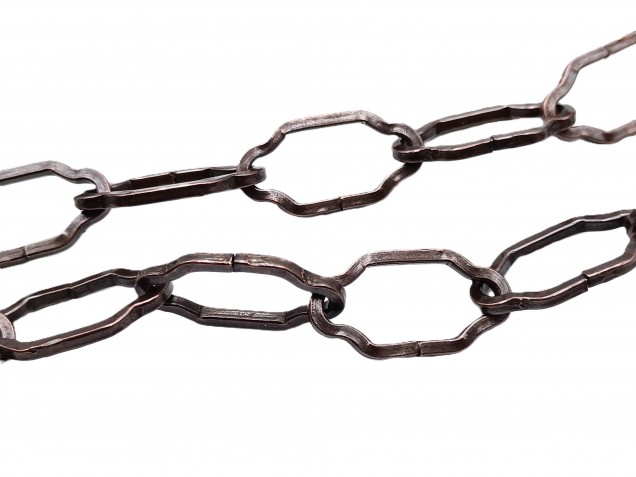 Chandelier Chain Gothic Link Antique Plated Finish